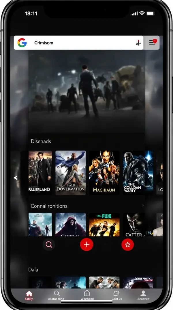 白熊影院 APP 手机界面预览